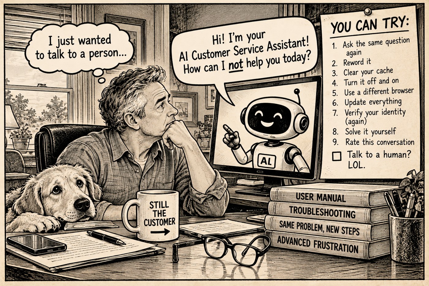 AI Customer Service, Still Not Helping